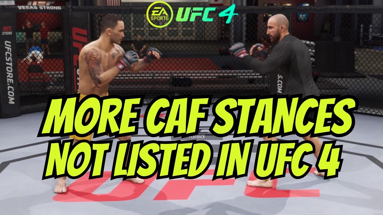 UFC 4 - FINDING MORE STANCES FOR CAFS - VOLKANOVSKI, LEON EDWARDS, YAN, CHANDLER, AND MORE!