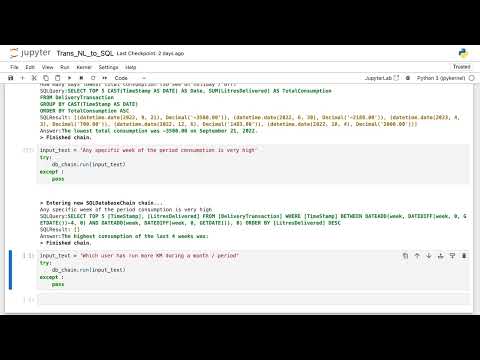 Natural Language to SQL translator agent