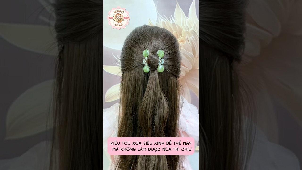 KIỂU TÓC XÕA SIÊU XINH DỄ THẾ NÀY MÀ KHÔNG LÀM ĐƯỢC NỮA THÌ CHỊU #dunggicodo #tipshair #lamtocdep