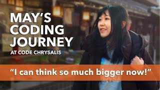 How May Supercharged Her Skill Set With Coding In Japan Code Chrysalis Graduate Success Story