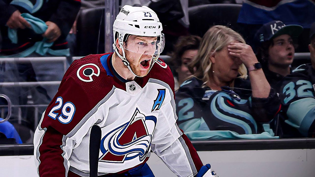 NHL Men's Colorado Avalanche Nathan MacKinnon #29 Breakaway Home