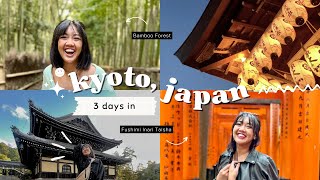 Wanderlust in Kyoto: 3-Day Itinerary to the red gates of Fushimi Inari, Bamboo Forest, & food finds