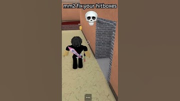 mm2 fix your hitboxes #roblox