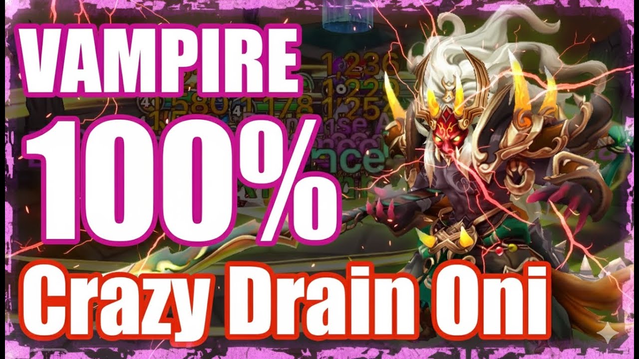 Insane VAMP 100%, Crazy Drain Fuuki Debut👹👹👹【Summoners War RTA】