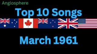 Anglosphere Top 10 March 1961