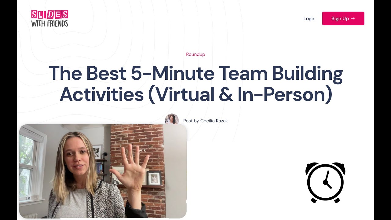 The Best 5-Minute Team Building Activities (Virtual & In-Person)