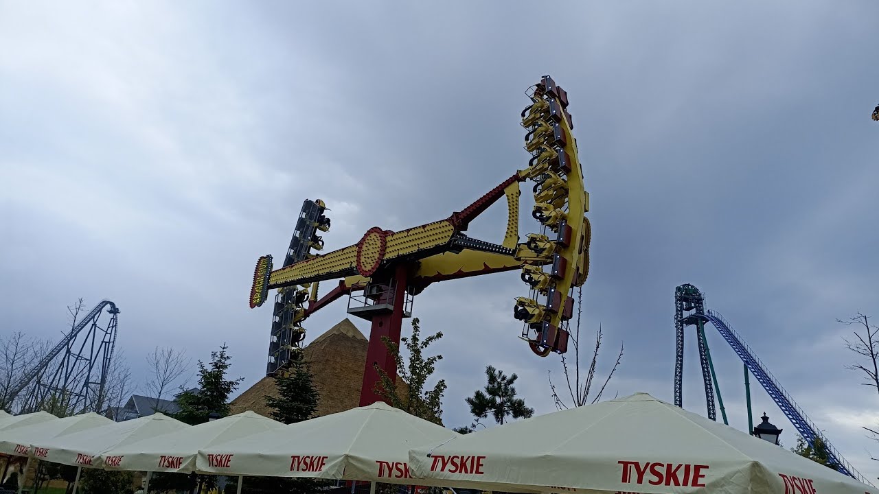 Space gun | Roller coaster | #Energylandia #Poland #JRworld #Zator # ...
