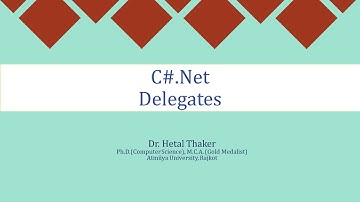 Creating Simple Delegate in C#.Net