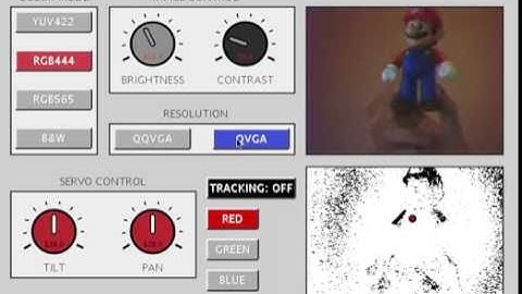 Ov7670 and Arduino DUE project -  Processing GUI - 2