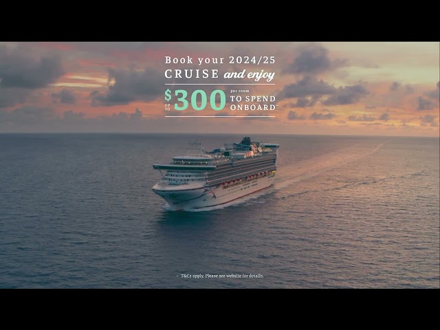 P&O - Brings Us All Together™- $300 Onboard Credit Hurry! - 6sec