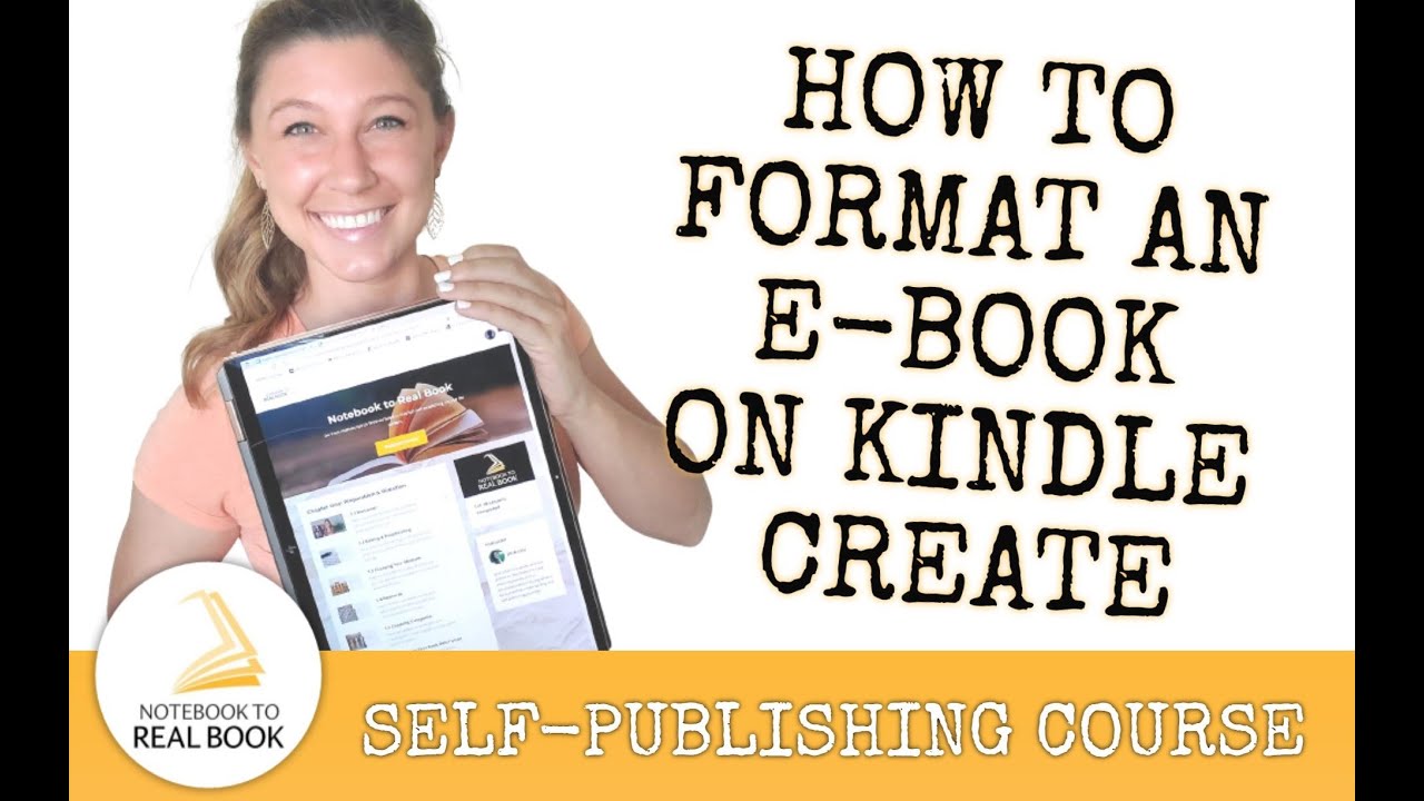 How to Format an E book on Kindle Create - YouTube