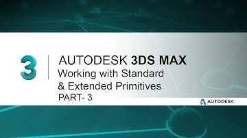 3ds Max Tutorial- Beginners Guide #2- Working with Standard & Extended Primitives- Part- 3 #3dsmax