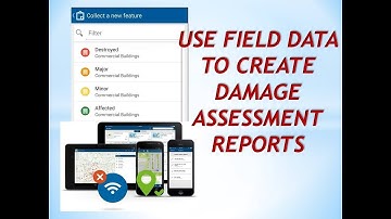 Damage assessment report - create maps and reports