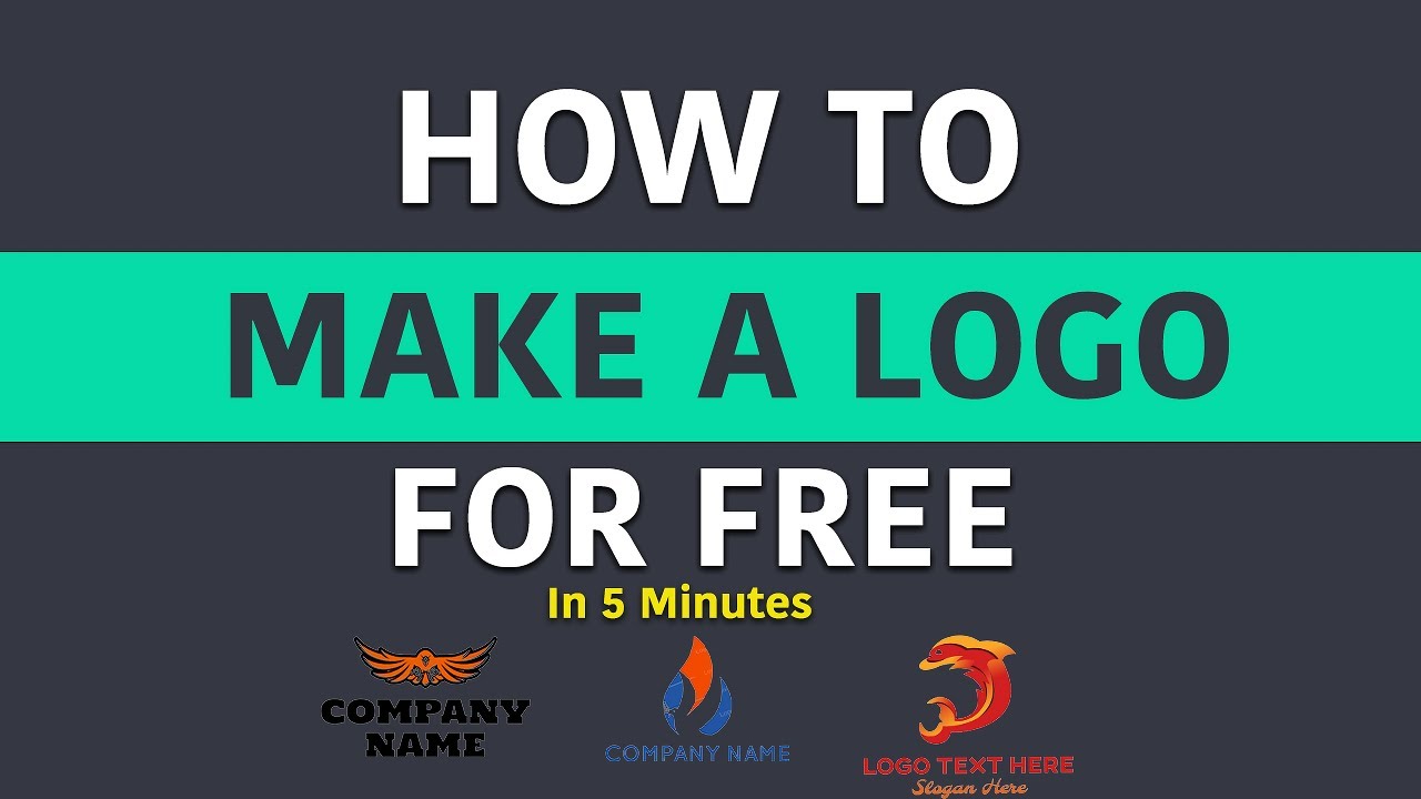 How To Make A Free Professional Logo In Just 5 Minutes - YouTube