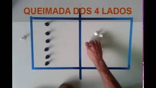 JOGO DA QUEIMADA DOS 4 LADOS