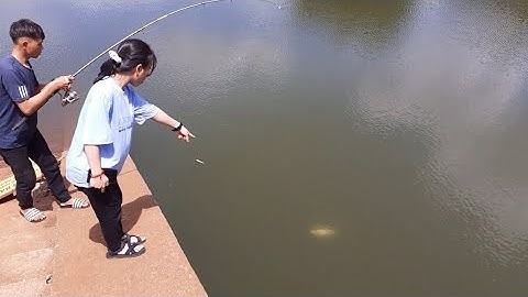 Câu cá Đập Huyện Eahleo Tĩnh Đắk Lắk Đập Có Quá Nhiều Cá