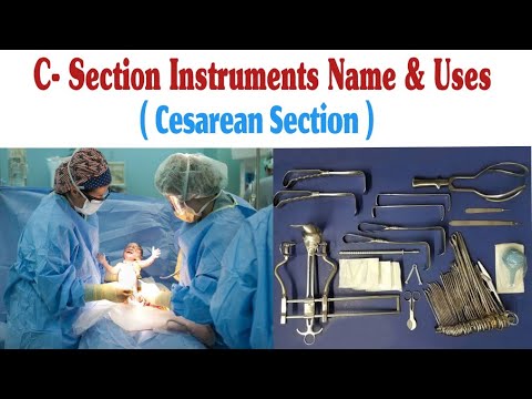 C-SECTION ALL INSTRUMENTS WITH NAMES AND