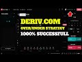 Deriv.Com Over/Under Strategy - Last digit Prediction 6 - 1000% Successfull