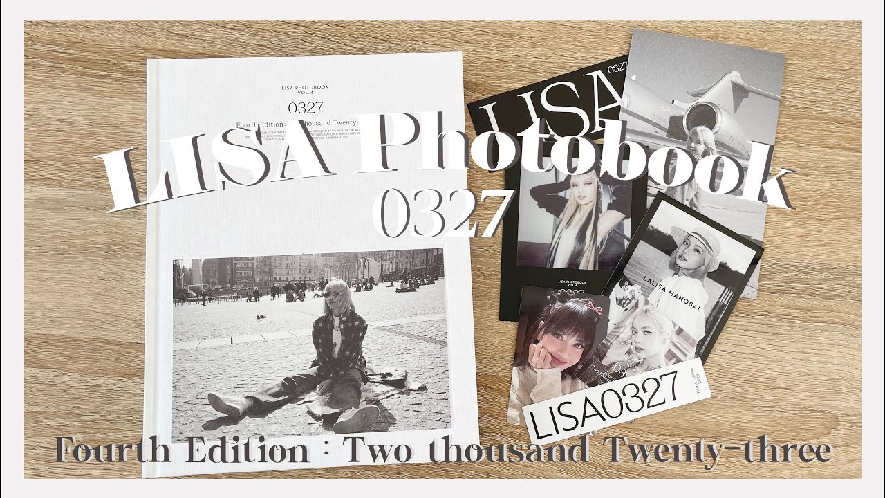 Unboxing – BLACKPINK LISA - LISA 0327 PHOTOBOOK VOL. 4 - YouTube