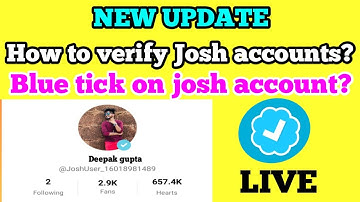 Verify Josh account with ticket I