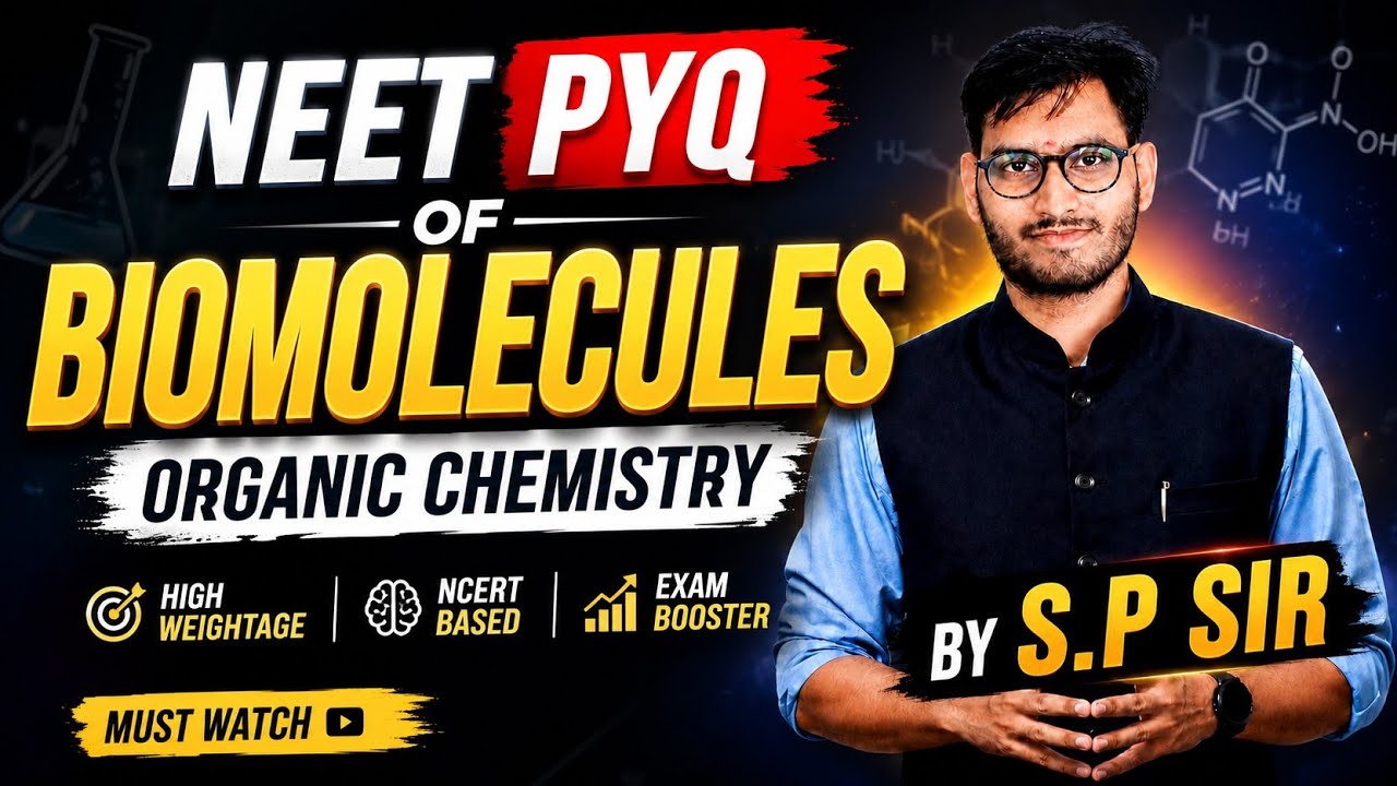 🔥 NEET PYQ Biomolecules | Most Important Previous Year Questions ...