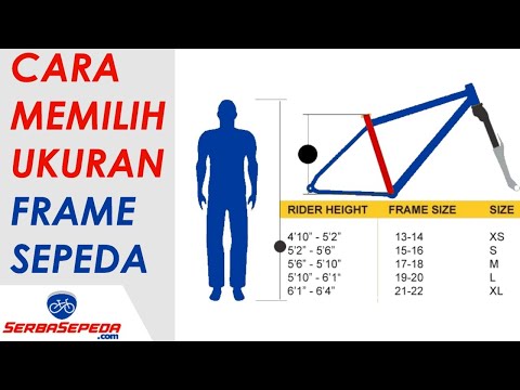 Cara memilih ukuran Frame Sepeda yang tepat