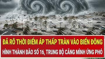 Đã rõ thời điểm áp thấp tràn vào Biển Đông, hình thành bão số 16, Trung Bộ căng mình ứng phó