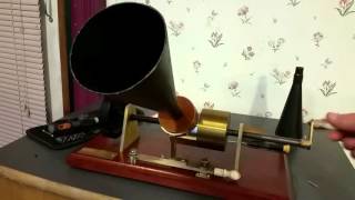 1892 gillette tinfoil phonograph / new stylus / test # 2
