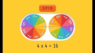 Multiplicação da roleta. Jogo de matemática on-line para estudar as tabelas  de multiplicação.  😜 Roleta de TABUADA para jogar online gratuitamente na  Coquinhos. Gerar multiplicações para praticar e estudar as tabelas.