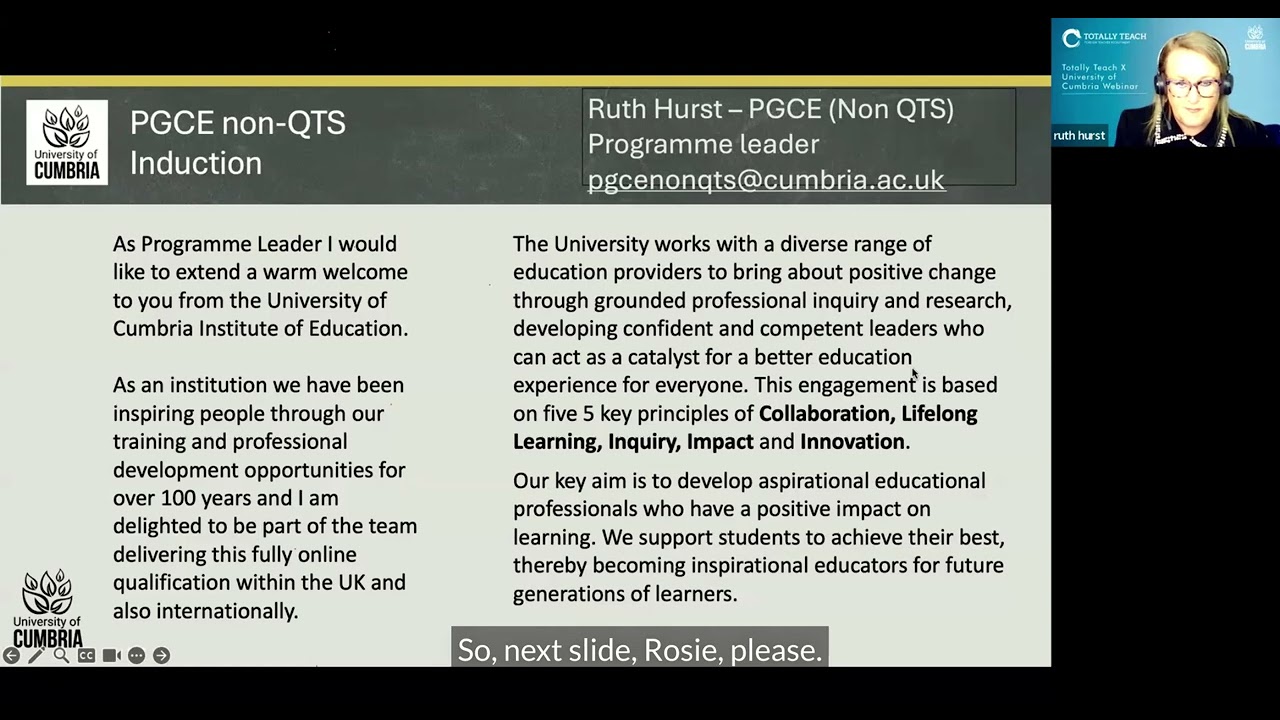 How To Get Your PGCE (non QTS) with the University of Cumbria