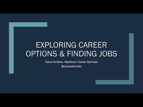Exploring Career Options