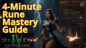 HOW Do Runes Work in Diablo 4? Complete 4-Minute Beginner