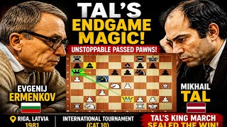 Mikhail Tal’s ENDGAME MASTERCLASS 😱 | Tal vs Ermenkov, Riga 1981