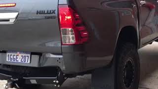 TOYOTA HILUX (2015+) GUN 2.8L TD 3 STAINLESS TURBO-BACK EXHAUST
