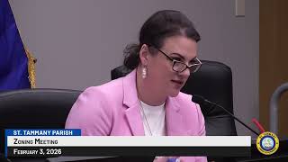 St. Tammany Parish Zoning Meeting February 3, 2026