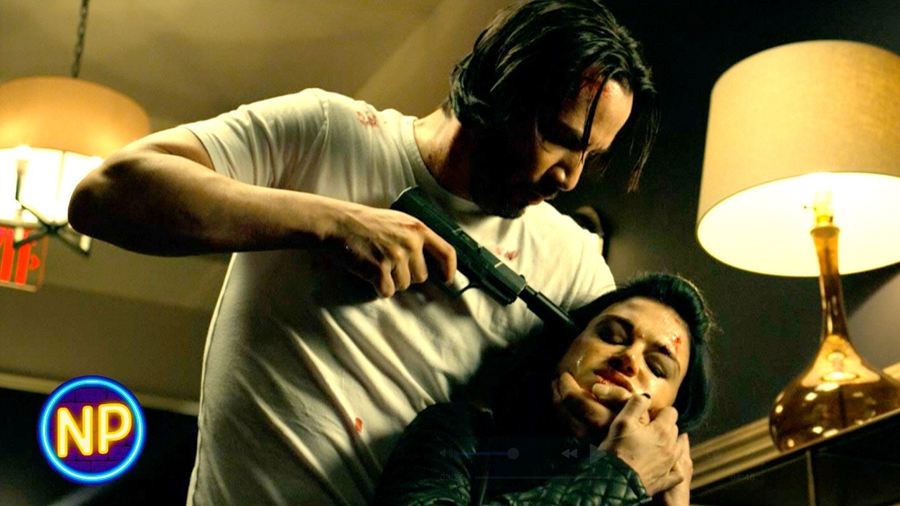 A Sniper Warns John that a Hitwoman is in His Room | John Wick