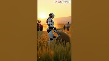 Robot Harvesting Crops in the Future of Farming! 🤖🌾  #robot #future #technology