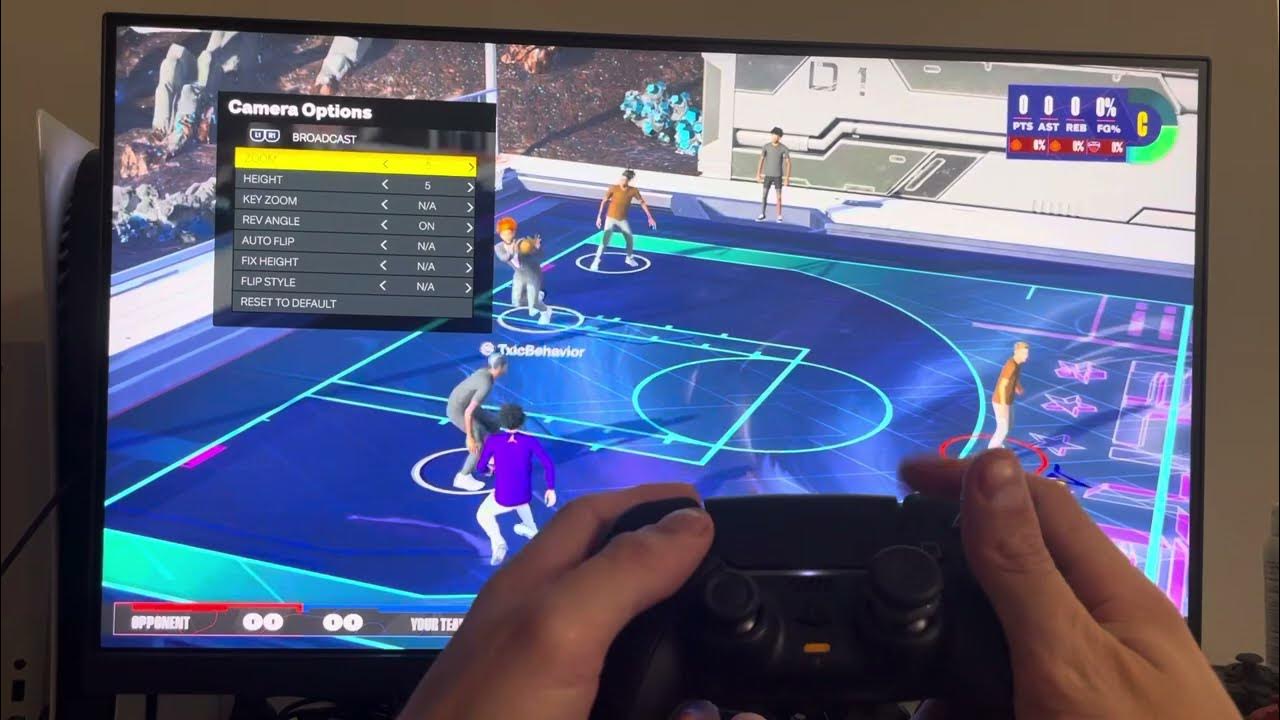NBA 2K24 Next Gen How to Change the Camera Angle in Park Tutorial