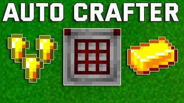 Gold Nugget To Gold Ingot Auto-Crafter Minecraft 1.21+