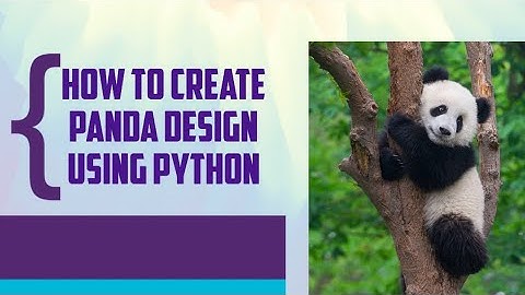 how to create Panda design using python 🐼🐼||python turtle || python program ||#viralshorts #python