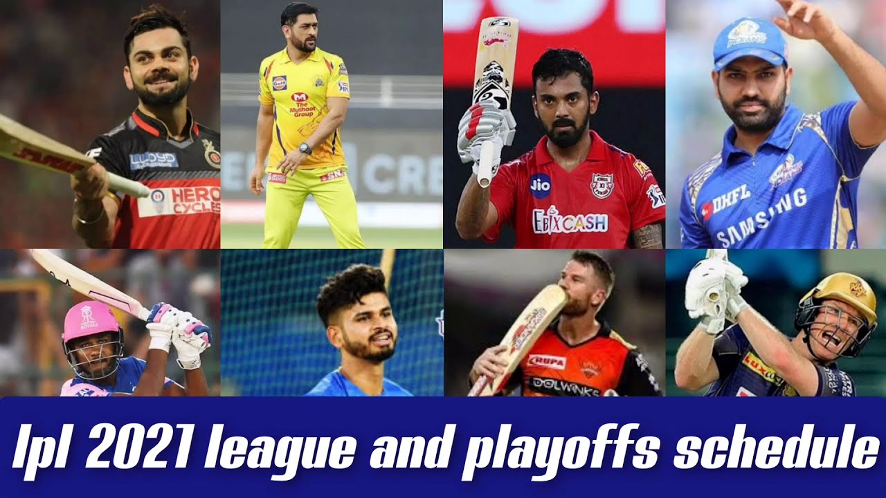 Ipl 2021 league and playoffs schedule in tamil
