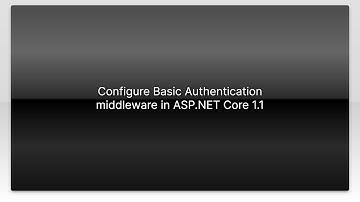 Configure Basic Authentication middleware in ASP.NET Core 1.1