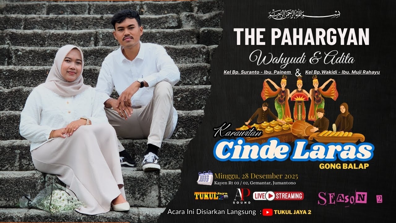 🔴LIVE Krwt. CINDE LARAS Gong Balap ~ Wedding 