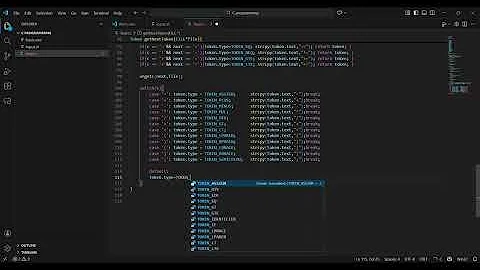 SimpleLang Compiler - Lexer implementation in C ( Full Coding )