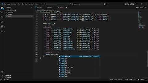 SimpleLang Compiler - Lexer implementation in C ( Full Coding )