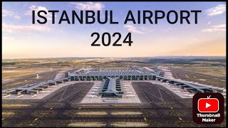 Istanbul AirportWalking Tour February 2024 Duty free, Shopping In Departure Terminal