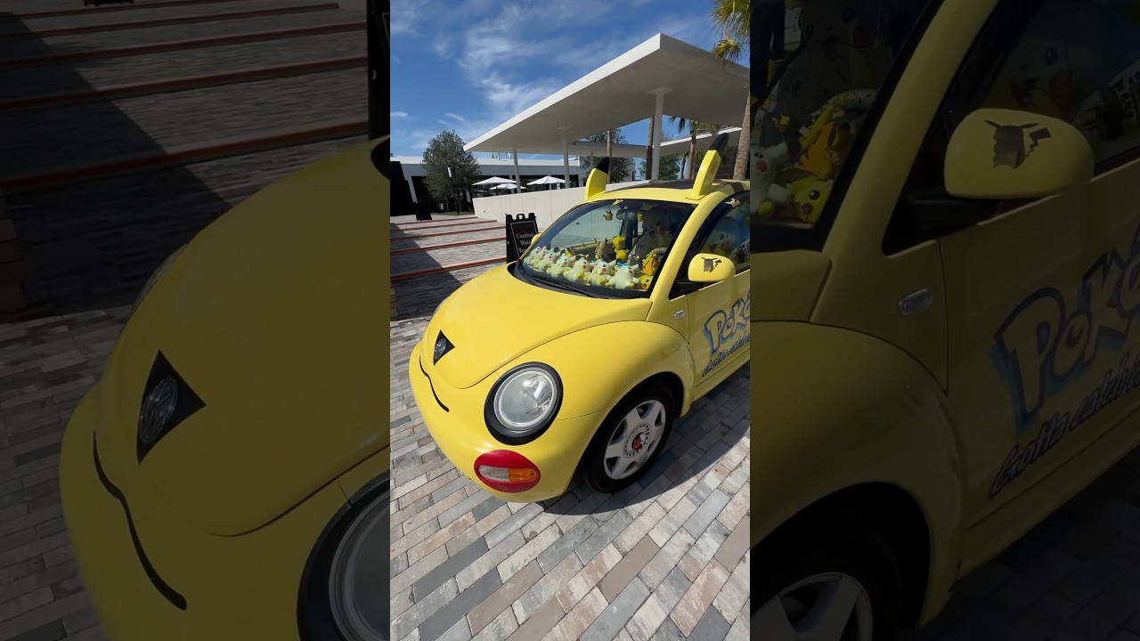 Pikachu Volkswagen Beetle - A Wild Pikachu Appeared! 