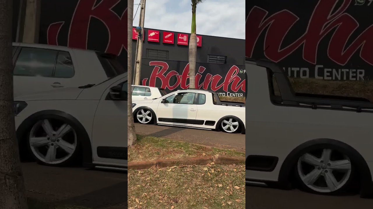 Saveiro cross rebaixada com som