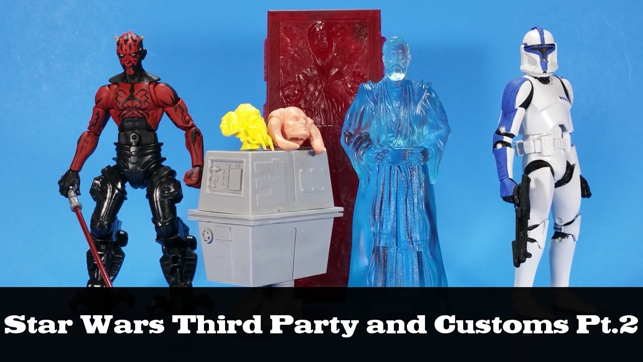 Star Wars Third Party Kits, Casts, Heads Black Series Customs