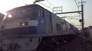 EF210-129牽引貨物列車　魚住～土山間にて3